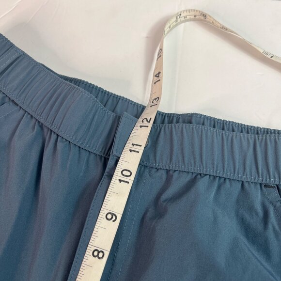 Flewolch Women's Lightweight Outdoor Cargo Pants Elastic Waist & Drawstring Blue - Picture 10 of 12